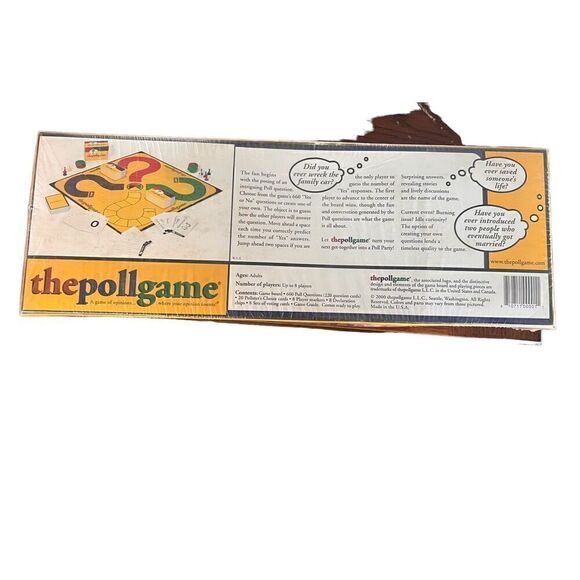 THE POLL GAME A GAME OF OPINIONS WHERE YOUR OPINION COUNTS! NEW Sealed - Picture 2 of 2